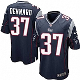 Nike Men & Women & Youth Patriots #37 Dennard Navy Blue Team Color Game Jersey,baseball caps,new era cap wholesale,wholesale hats